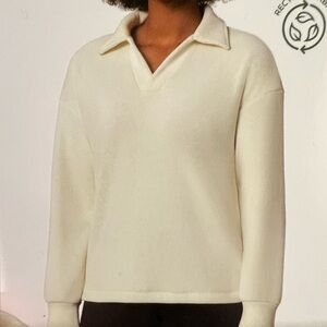 NWT Mondetta Women's Corduroy Long Sleeve Fleece Pullover